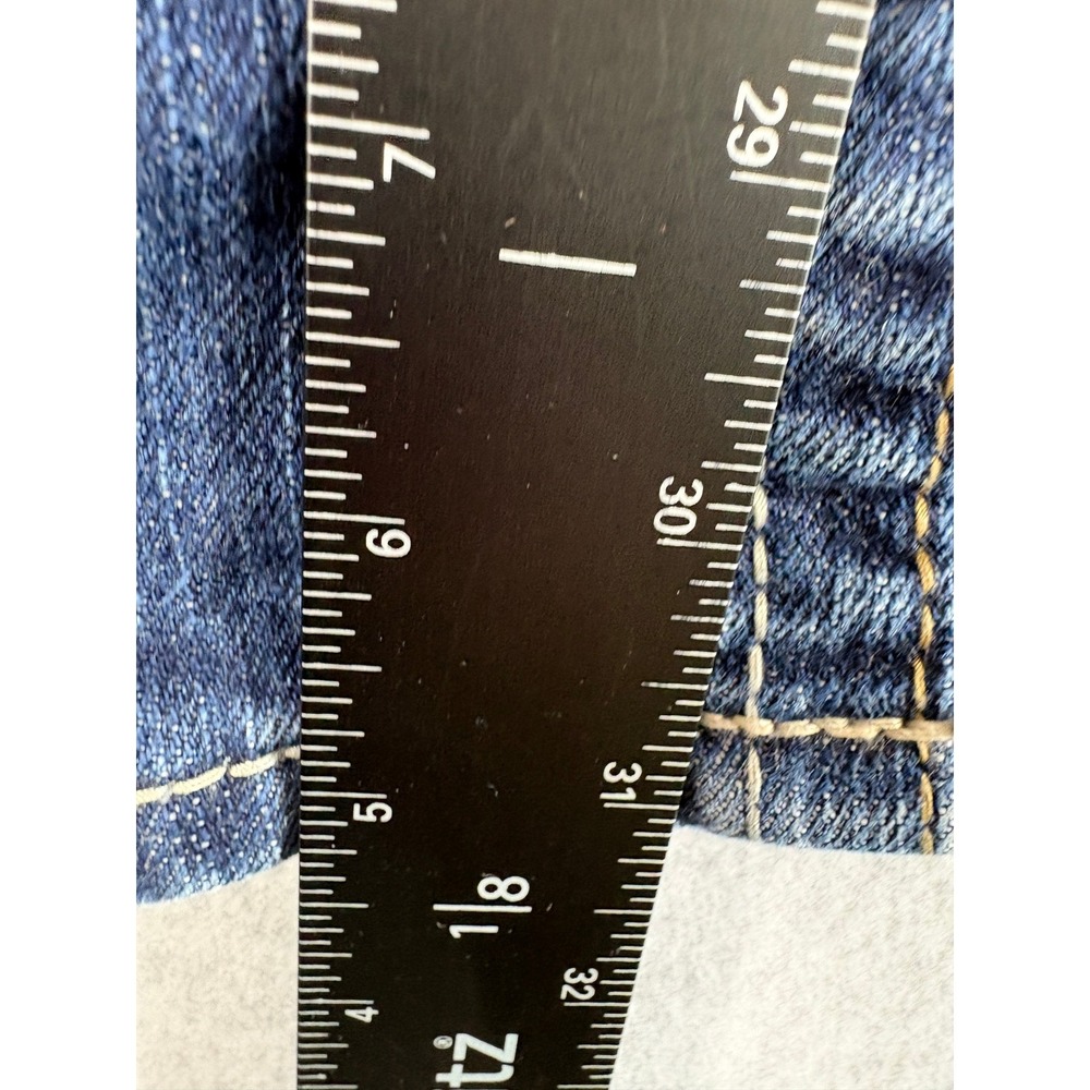 Ariat Work FR Mid Rise Bootcut Jeans Womens 31R Blue Denim Dark Wash Rugged Wear - Picture 5 of 6